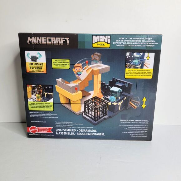 Minecraft Mini Mode Rise of the Warden Playset Steve & Warden Figures - NEW - Picture 3 of 4